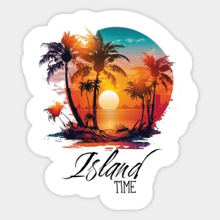 Island Time Sticker